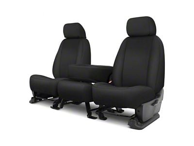 Covercraft Precision Fit Seat Covers Endura Custom Front Row Seat Covers; Black (04-08 F-150 w/ Bench Seat)