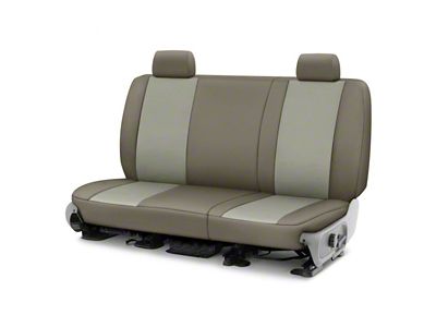 Covercraft Precision Fit Seat Covers Endura Custom Front Row Seat Covers; Silver/Charcoal (97-03 F-150 w/ Bench Seat)