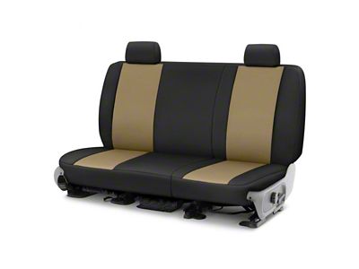 Covercraft Precision Fit Seat Covers Endura Custom Front Row Seat Covers; Tan/Black (97-03 F-150 w/ Bench Seat)