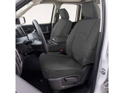 Covercraft Precision Fit Seat Covers Endura Custom Front Row Seat Covers; Charcoal (21-23 F-150 w/ Bench Seat)