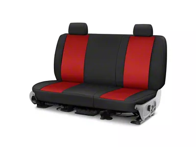 Covercraft Precision Fit Seat Covers Endura Custom Second Row Seat Cover; Red/Black (09-14 F-150 SuperCab, SuperCrew, Excluding Raptor)