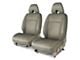 Covercraft Precision Fit Seat Covers Leatherette Custom Front Row Seat Covers; Light Gray (15-20 F-150 w/ Buckets Seats, Excluding Raptor)