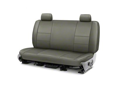 Covercraft Precision Fit Seat Covers Leatherette Custom Second Row Seat Cover; Medium Gray (04-08 F-150 SuperCab, SuperCrew)