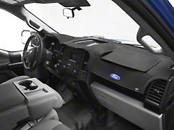 Covercraft Ltd Edition Custom Dash Cover with Ford Blue Oval Logo; Black (15-20 F-150 w/o Forward Collision Alert)