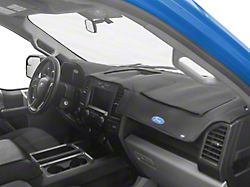 Covercraft Ltd Edition Custom Dash Cover with Ford Blue Oval Logo; Black (15-20 F-150 w/ Forward Collision Alert)