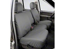 Covercraft Seat Saver Polycotton Custom Front Row Seat Covers; Gray (21-26 F-150 w/ Bench Seat)