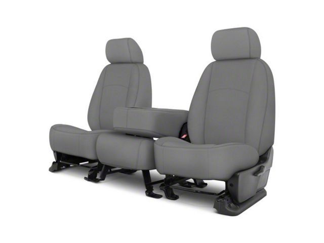 Covercraft SeatSaver Custom Front Seat Covers; Carhartt Gravel (21-24 F-150 w/ Bench Seat & Non-Opening Center Console)