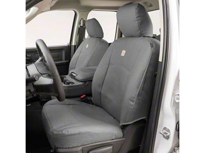 Covercraft SeatSaver Custom Front Seat Covers; Carhartt Gravel (04-08 F-150 w/ Bench Seat)