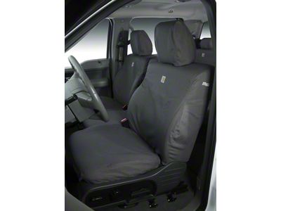 Covercraft SeatSaver Second Row Seat Cover; Carhartt Gravel (97-99 F-150 SuperCab)