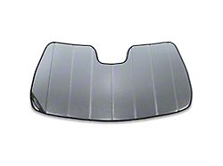 Covercraft UVS100 Heat Shield Premier Series Custom Sunscreen; Galaxy Silver (15-19 F-150 w/o Mirror Camera)