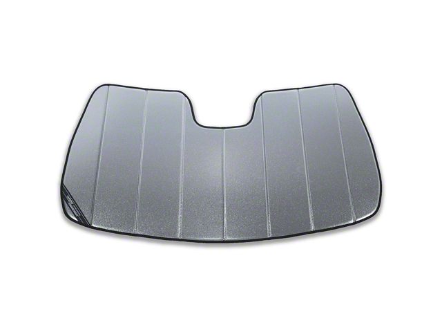 Covercraft UVS100 Heat Shield Premier Series Custom Sunscreen; Galaxy Silver (15-19 F-150 w/o Mirror Camera)