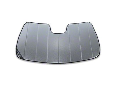 Covercraft UVS100 Heat Shield Premier Series Custom Sunscreen; Galaxy Silver (15-19 F-150 w/ Mirror Camera)