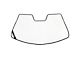 Covercraft UVS100 Heat Shield Premier Series Custom Sunscreen; White (97-03 F-150)