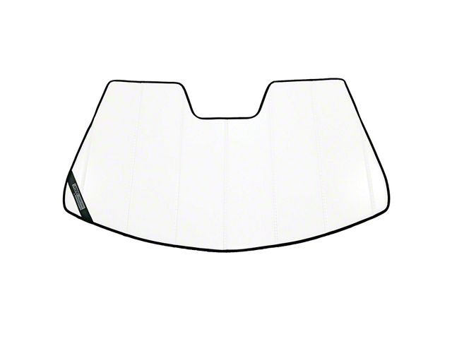 Covercraft UVS100 Heat Shield Premier Series Custom Sunscreen; White (15-19 F-150 w/ Mirror Camera)