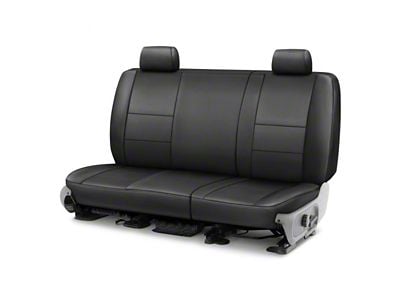 Covercraft Precision Fit Seat Covers Leatherette Custom Second Row Seat Cover; Black (11-16 F-250 Super Duty SuperCrew)
