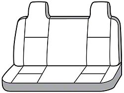 Covercraft Seat Saver Waterproof Polyester Custom Front Row Seat Covers; Gray (01-10 F-250 Super Duty w/ Bench Seat)