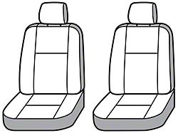 Covercraft Seat Saver Waterproof Polyester Custom Front Row Seat Covers; Gray (23-26 F-250 Super Duty w/ Bucket Seats)