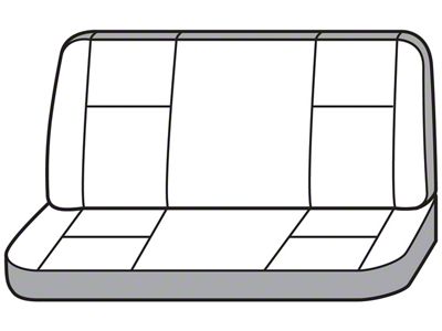 Covercraft Seat Saver Waterproof Polyester Custom Second Row Seat Cover; Taupe (99-10 F-250 Super Duty SuperCrew)