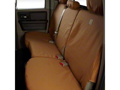 Covercraft SeatSaver Second Row Seat Cover; Carhartt Brown (17-18 F-350 Super Duty SuperCab)