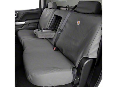 Covercraft SeatSaver Second Row Seat Cover; Carhartt Gravel (17-18 F-350 Super Duty SuperCrew)