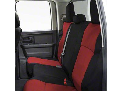 Covercraft Precision Fit Seat Covers Endura Custom Front Row Seat Covers; Black/Charcoal (23-25 F-350 Super Duty w/ Bucket Seats & w/o Max Recline Seats)