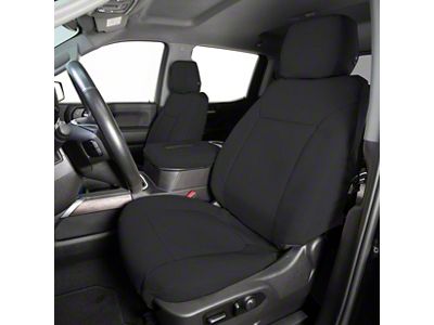 Covercraft Precision Fit Seat Covers Endura Custom Front Row Seat Covers; Black (99-10 F-350 Super Duty w/ Bench Seat)