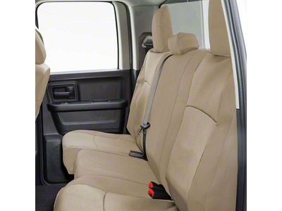 Covercraft Precision Fit Seat Covers Endura Custom Front Row Seat Covers; Silver/Charcoal (23-24 F-350 Super Duty w/ Bench Seat)