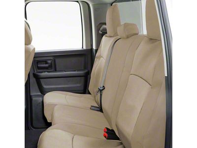 Covercraft Precision Fit Seat Covers Endura Custom Front Row Seat Covers; Tan (23-24 F-350 Super Duty w/ Bucket Seats & w/o Max Recline Seats)
