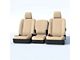 Covercraft Precision Fit Seat Covers Leatherette Custom Front Row Seat Covers; Stone (23-24 F-350 Super Duty w/ Bucket Seats & w/o Max Recline Seats)