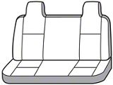 Covercraft Seat Saver Waterproof Polyester Custom Front Row Seat Covers; Gray (01-10 F-350 Super Duty w/ Bench Seat)