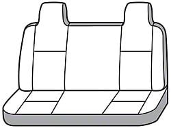 Covercraft Seat Saver Waterproof Polyester Custom Front Row Seat Covers; Gray (01-10 F-350 Super Duty w/ Bench Seat)