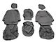 Covercraft Seat Saver Polycotton Custom Front Row Seat Covers; Charcoal (09-18 RAM 1500 w/ Bench Seat)