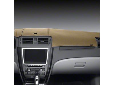 Covercraft Ltd Edition Custom Dash Cover; Beige (15-22 Canyon w/ Forward Collision Alert & Center Dash Speaker)