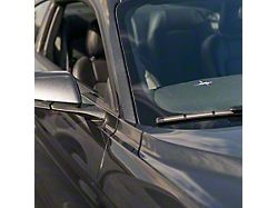 Covercraft Ltd Edition Custom Dash Cover with Ford Blue Oval Logo; Smoke (17-22 F-250 Super Duty w/ Forward Collision Alert)