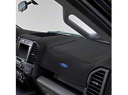 Covercraft Ltd Edition Custom Dash Cover with Ford Blue Oval Logo; Smoke (22-26 Maverick)