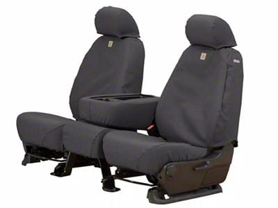 Covercraft SeatSaver Custom Front Seat Covers; Carhartt Gravel (19-24 RAM 1500 w/ Bench Seat)