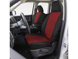 Covercraft Precision Fit Seat Covers Endura Custom Second Row Seat Cover; Red/Black (19-25 RAM 1500 Crew Cab)