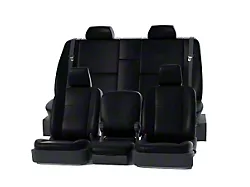 Covercraft Precision Fit Seat Covers Leatherette Custom Front Row Seat Covers; Black (06-08 RAM 1500 w/ Bucket Seats)