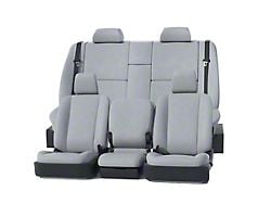 Covercraft Precision Fit Seat Covers Leatherette Custom Second Row Seat Cover; Light Gray (09-10 RAM 1500 Crew Cab)