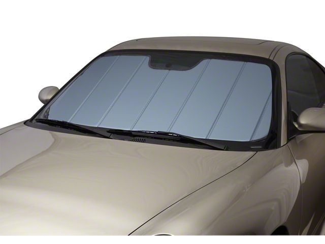 Covercraft UVS100 Heat Shield Custom Sunscreen; Blue Metallic (19-24 RAM 1500 w/ Standard Rearview Mirror)