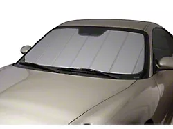 Covercraft UVS100 Heat Shield Custom Sunscreen; Silver (19-24 RAM 1500 w/ 10-Inch Wide Rearview Mirror Sensor)