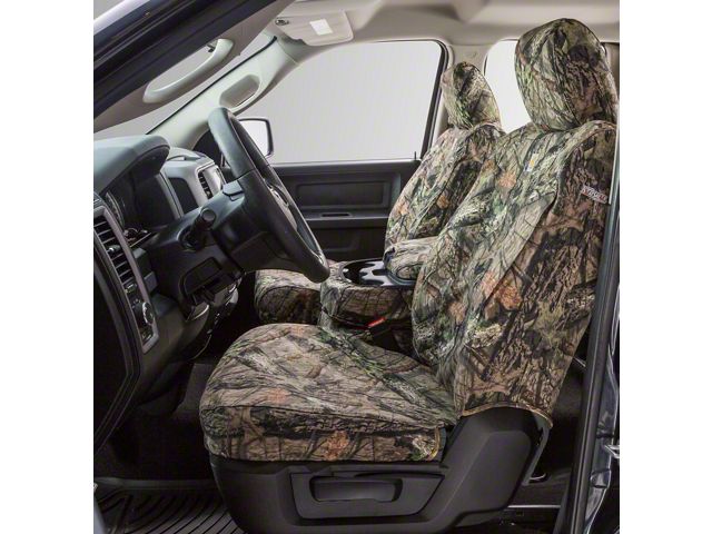 Covercraft SeatSaver Custom Front Seat Covers; Carhartt Mossy Oak Break-Up Country (2003 RAM 2500 w/ Bench Seat)
