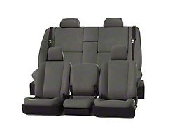 Covercraft Precision Fit Seat Covers Leatherette Custom Second Row Seat Cover; Stone (10-18 RAM 3500 Mega Cab)