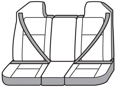 Covercraft Seat Saver Polycotton Custom Front Row Seat Covers; Wet Sand (98-02 RAM 3500 Club Cab, Quad Cab w/ Bench Seat)
