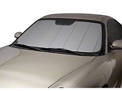 Covercraft UVS100 Heat Shield Custom Sunscreen; Silver (19-24 RAM 3500 w/ 5-Inch Wide Rearview Mirror Sensor)