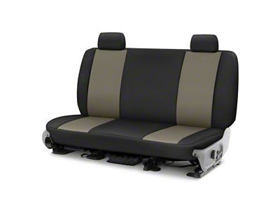 Covercraft Precision Fit Seat Covers Endura Custom Second Row Seat Cover; Charcoal/Black (2019 Ranger SuperCrew)