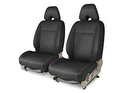 Covercraft Precision Fit Seat Covers Leatherette Custom Front Row Seat Covers; Black (19-23 Ranger XL, XLT)