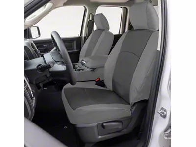 Covercraft Precision Fit Seat Covers Endura Custom Front Row Seat Covers; Charcoal/Silver (22-26 Maverick)