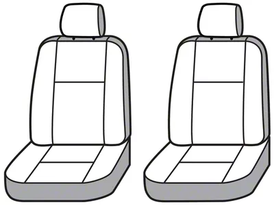Covercraft Precision Fit Seat Covers Endura Custom Front Row Seat Covers; Tan/Black (22-26 Maverick)