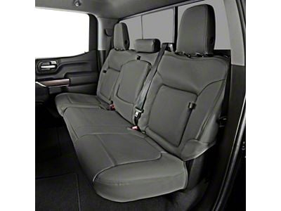 Covercraft Precision Fit Seat Covers Leatherette Custom Second Row Seat Cover; Stone (22-26 Maverick)